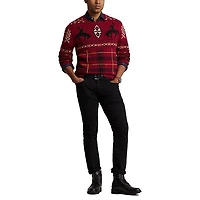 Men's Western-Inspired Fair Isle Sweater