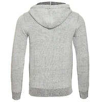 Men's Blocked Knit Hoodie