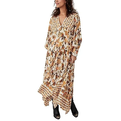 Women's Rows of Roses Maxi Dress