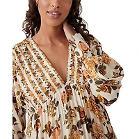 Women's Rows of Roses Maxi Dress