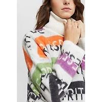 Women's Logo Roll Neck Sweater