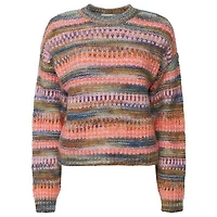 Women's Striped Wool-Blend Sweater