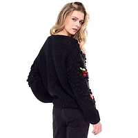 Women's Pretty Pom Cardigan