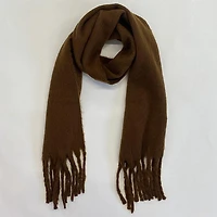 Women's Solid Knit Scarf