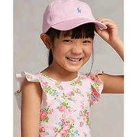 Girls' [2-4] Floral Performance Jersey Top
