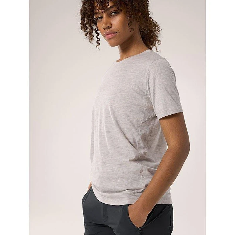 Women's Lana Merino Wool Crew Short Sleeve T-Shirt