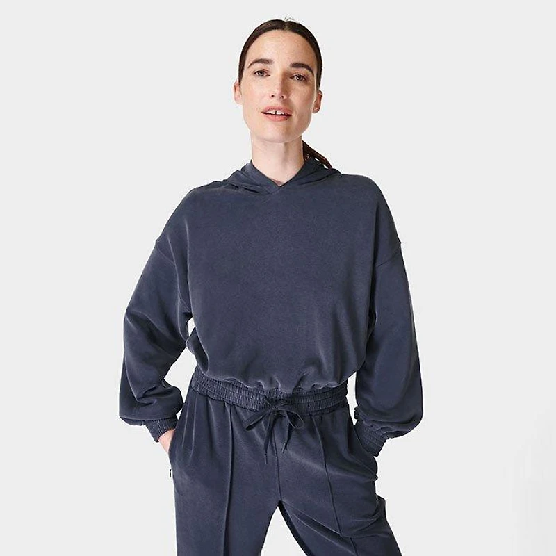 Women's Sand Wash CloudWeight Crop Hoodie