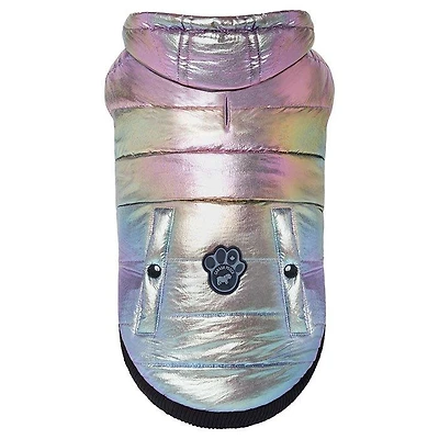 Shiny Puffer Dog Jacket (Size