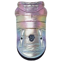 Shiny Puffer Dog Jacket (Size