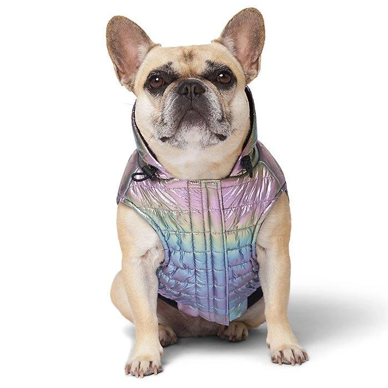 Shiny Puffer Dog Jacket (Size