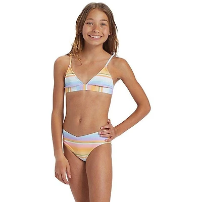 Junior Girls' [7-14] Blissed Out Banded Tri Two-Piece Bikini