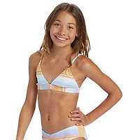 Junior Girls' [7-14] Blissed Out Banded Tri Two-Piece Bikini