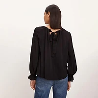 Women's Bristol Neck Tie Top
