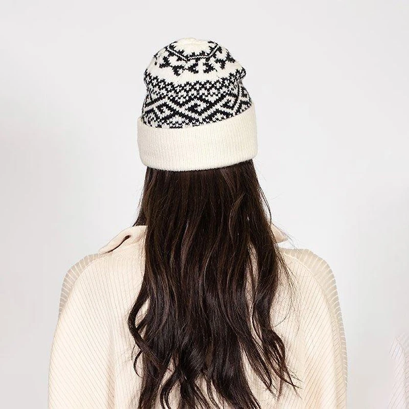 Women's Fair Isle Knit Beanie