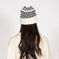 Women's Fair Isle Knit Beanie