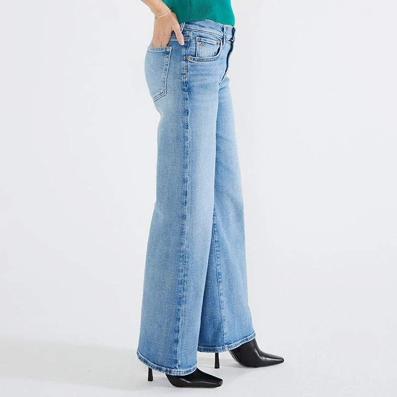 Women's Romi Mid Rise Wide Leg Jean