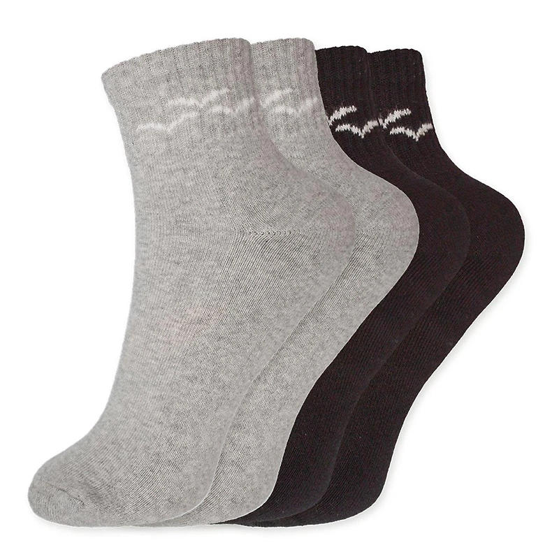 Unisex Quarter Logo Sock (2 Pack)
