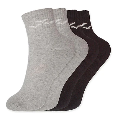Unisex Quarter Logo Sock (2 Pack)
