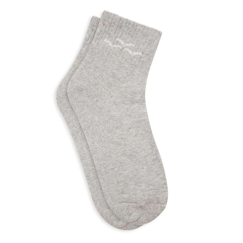 Unisex Quarter Logo Sock (2 Pack)