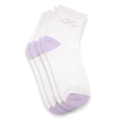 Unisex Quarter Logo Sock (2 Pack)