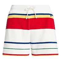 Women's Striped Terry Rugby Short
