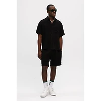 Men's Linen-Blend Short Sleeve Shirt