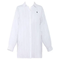 Women's Linen-Cotton Shirt Cover-Up
