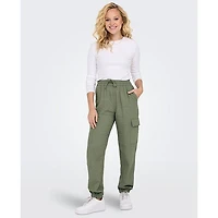 Women's Caro Linen-Blend Cargo Pant