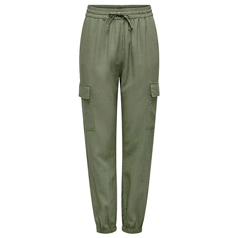 Women's Caro Linen-Blend Cargo Pant