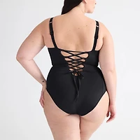 Women's Cinch Leakproof Shaper One-Piece Swimsuit