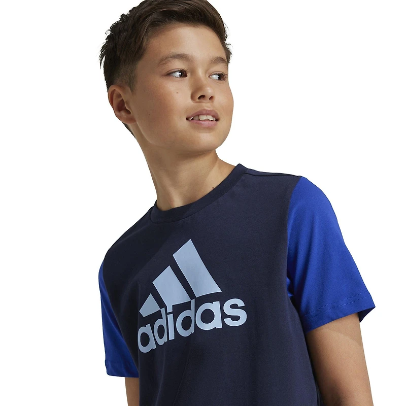 Juniors' [8-16] Essentials Big Logo Colourblock Cotton T-Shirt