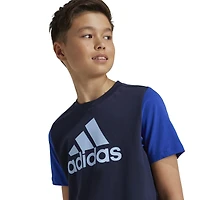 Juniors' [8-16] Essentials Big Logo Colourblock Cotton T-Shirt