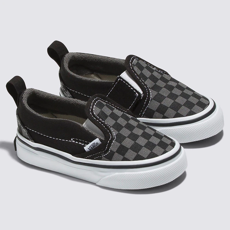 Babies' [5-10] Checkerboard Slip-On V Shoe