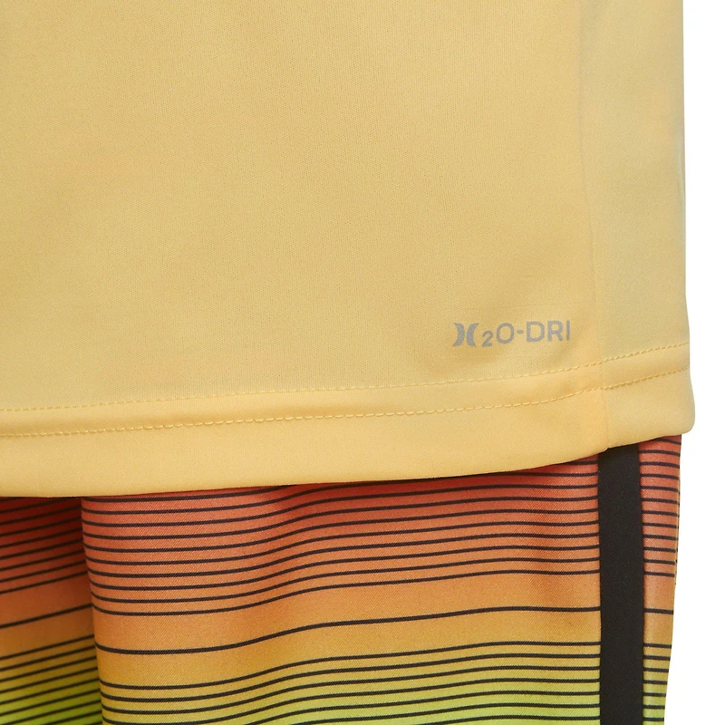 Junior Boys' [8-16] UPF Ombre Logo Short Sleeve Rashguard