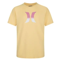 Junior Boys' [8-16] UPF Ombre Logo Short Sleeve Rashguard