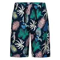 Boys' [4-7] Tropical Palm Rashguard + Swim Trunk Two-Piece Set