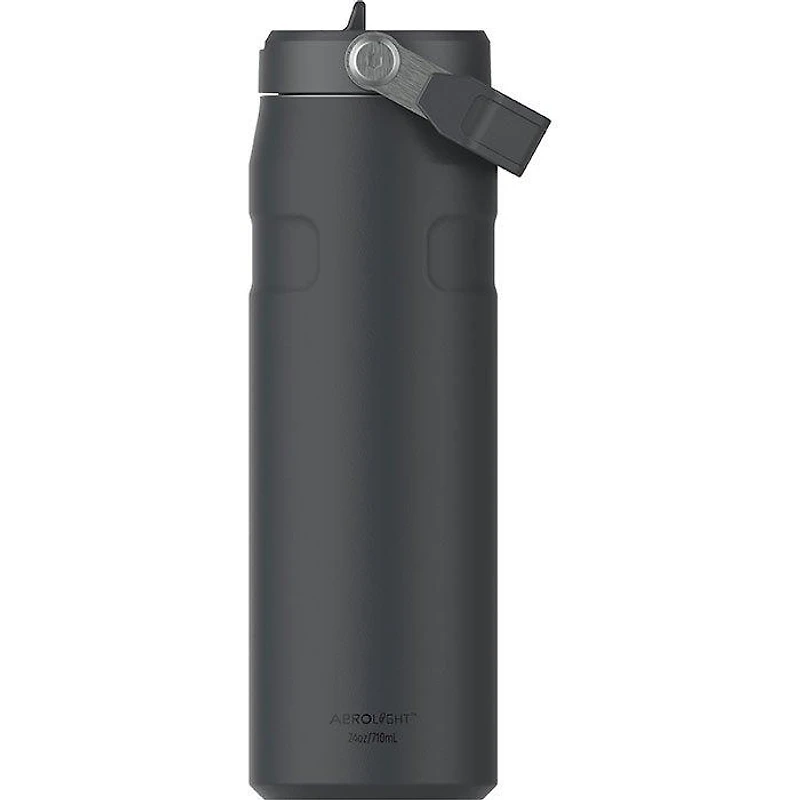 IceFlow AeroLight Flip Straw 2.0 Bottle (24 oz - Black 2.0)