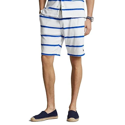 Men's 7.5" Striped Terry Drawstring Short