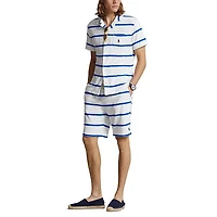 Men's 7.5" Striped Terry Drawstring Short