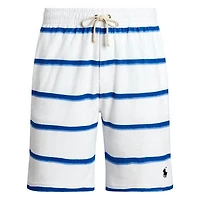 Men's 7.5" Striped Terry Drawstring Short