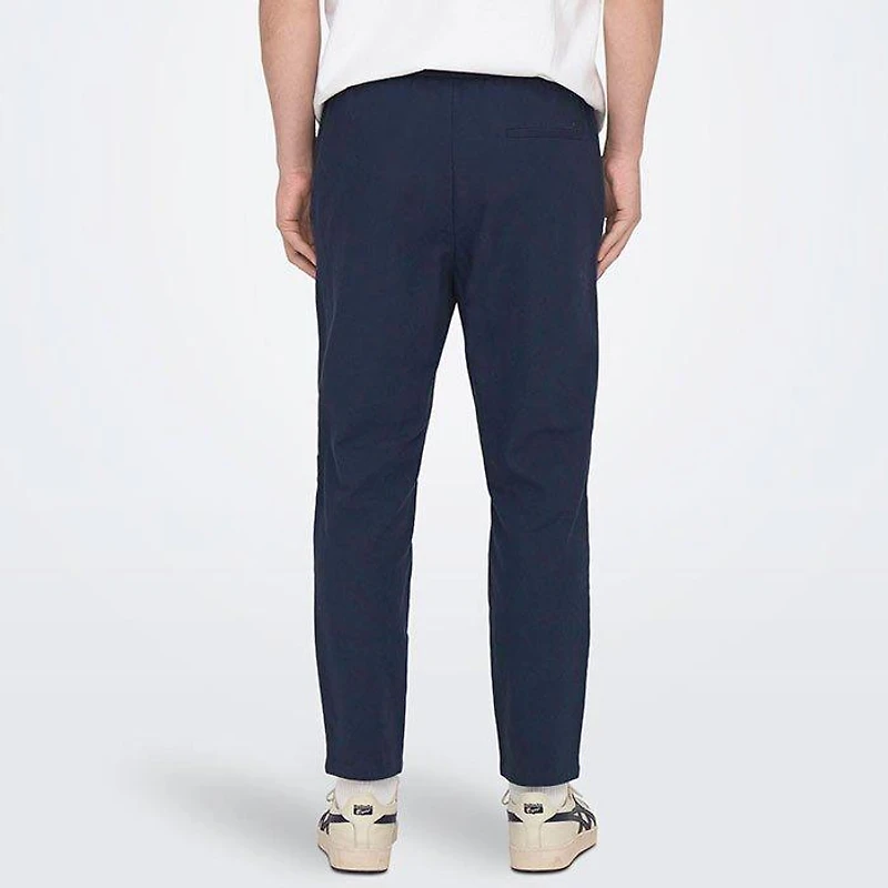 Men's Linus Crop Cotton-Linen Pant