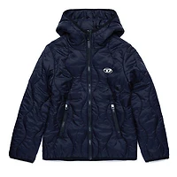 Juniors' [8-16] Wave Quilt Hooded Jacket