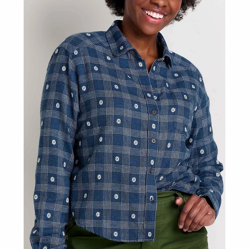 Women's Re-Form Flannel Boxy Shirt
