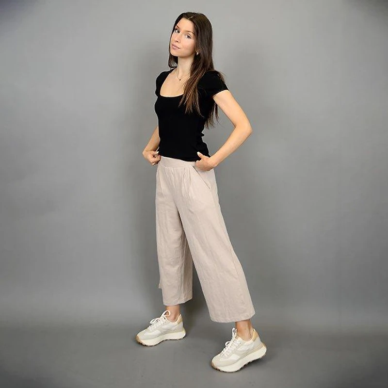 Women's Square Neck Ribbed T-Shirt