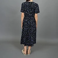 Women's Patterned Viscose Dress