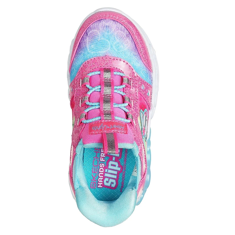 Babies' [5-10] Slip-Ins Infinite Heart Lights Shoe