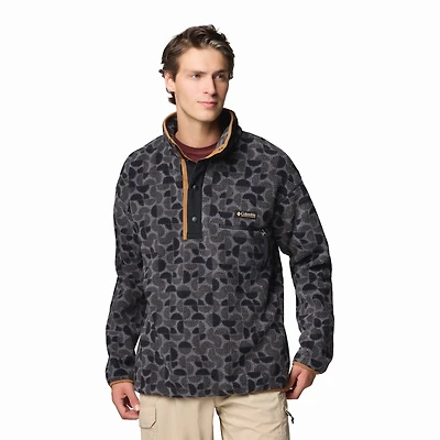 Men's Helvetia II Printed Half-Snap Fleece Top