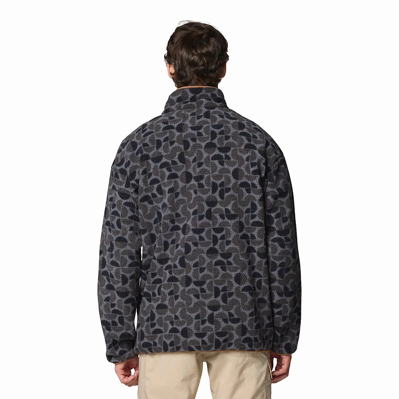 Men's Helvetia II Printed Half-Snap Fleece Top