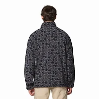 Men's Helvetia II Printed Half-Snap Fleece Top
