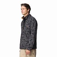 Men's Helvetia II Printed Half-Snap Fleece Top